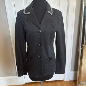CAbi 3030 Ponte Knit Button Blazer Sz S